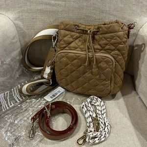 New! MZ Wallace caramel bucket bag